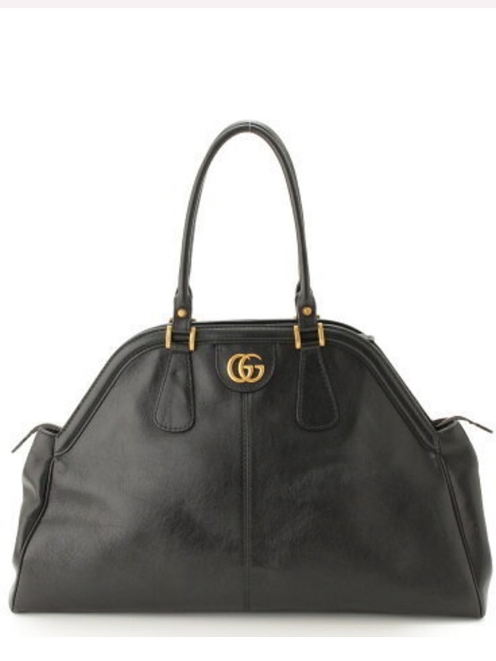 GUCCI Authentic Liber Tote Bag Black 
Excellent condition‎